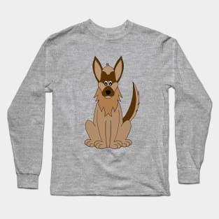 Dog Cartoon Amazing German Shepherd Long Sleeve T-Shirt